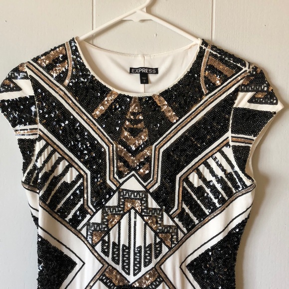 Sequenced Mini Dress - Picture 2 of 4